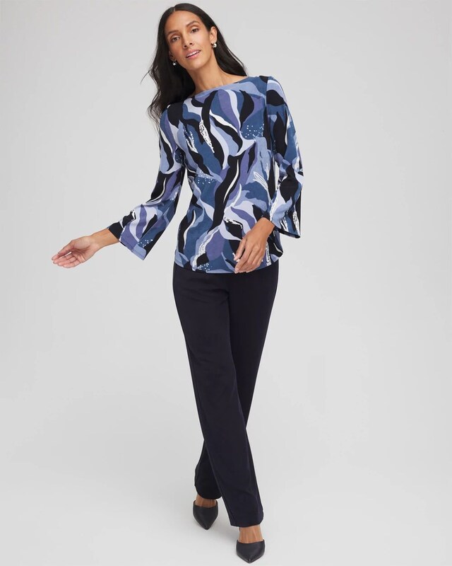 Travelers Wave Straight Neck Tunic - image 2